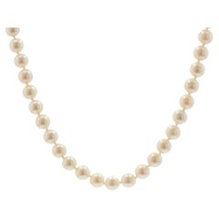 French Cultured Pearl Strand Choker Necklace