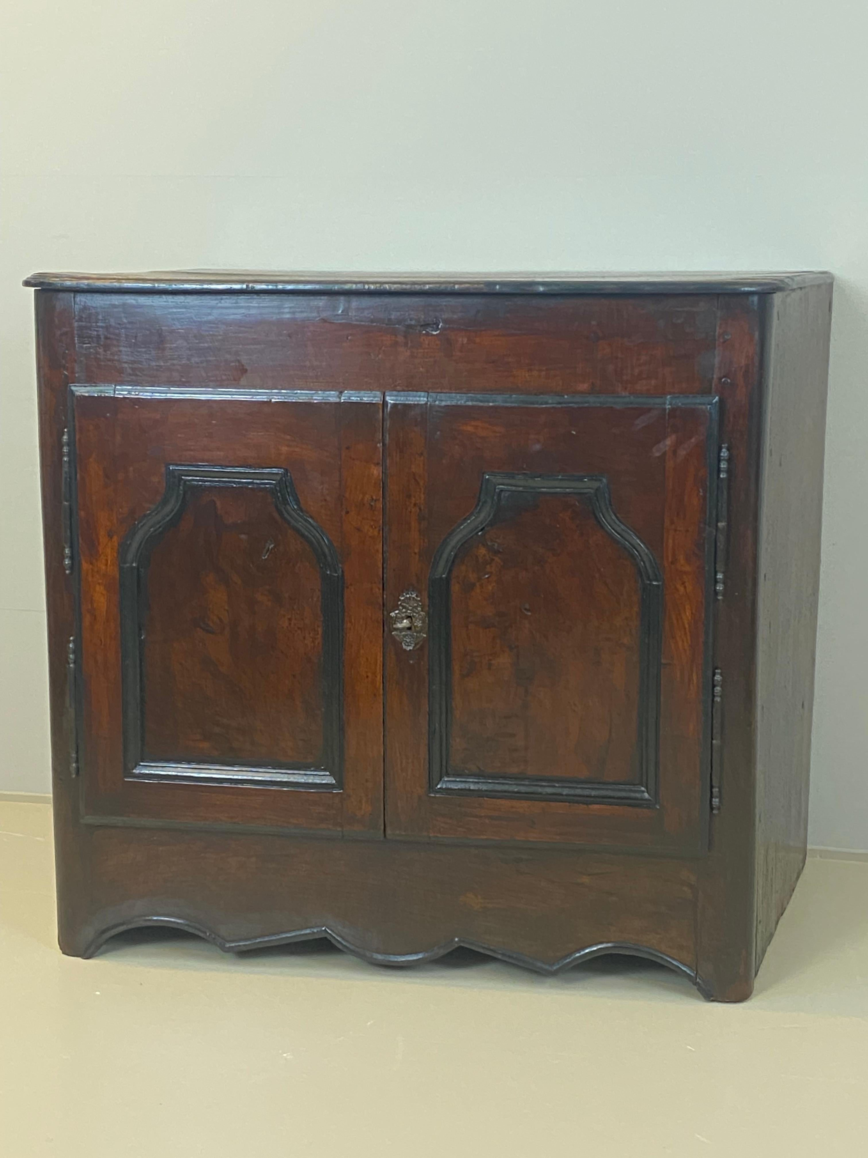 antique cabinet with doors