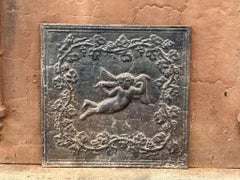 French 'Cupid' Fireback / Backsplash, 19th C.