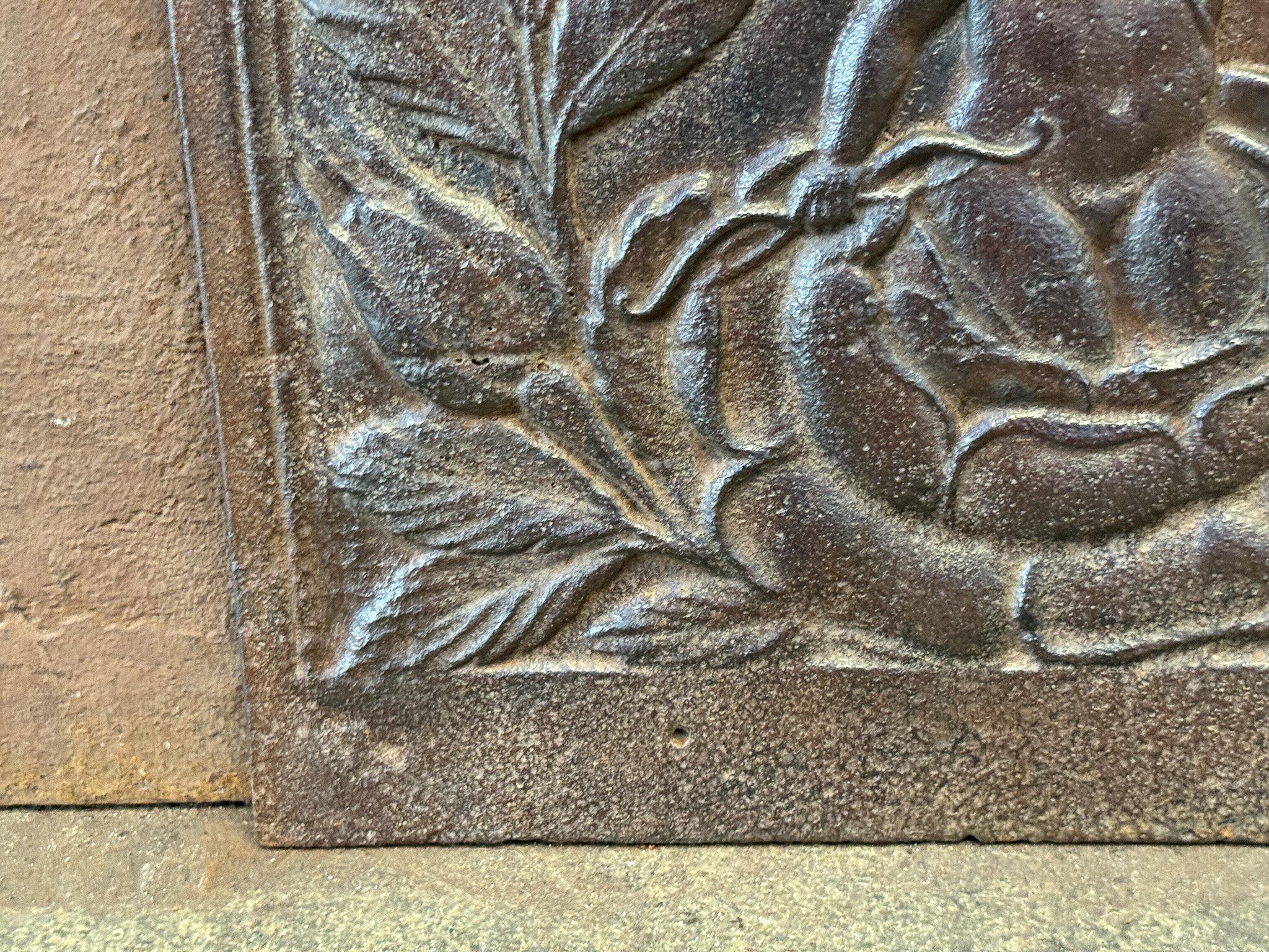 French 'Cupid' Fireback / Backsplash, 19th Century, Napoleon III Period For Sale 4