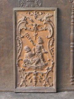 French 'Cupids' Fireback / Backsplash, Louis XV Style