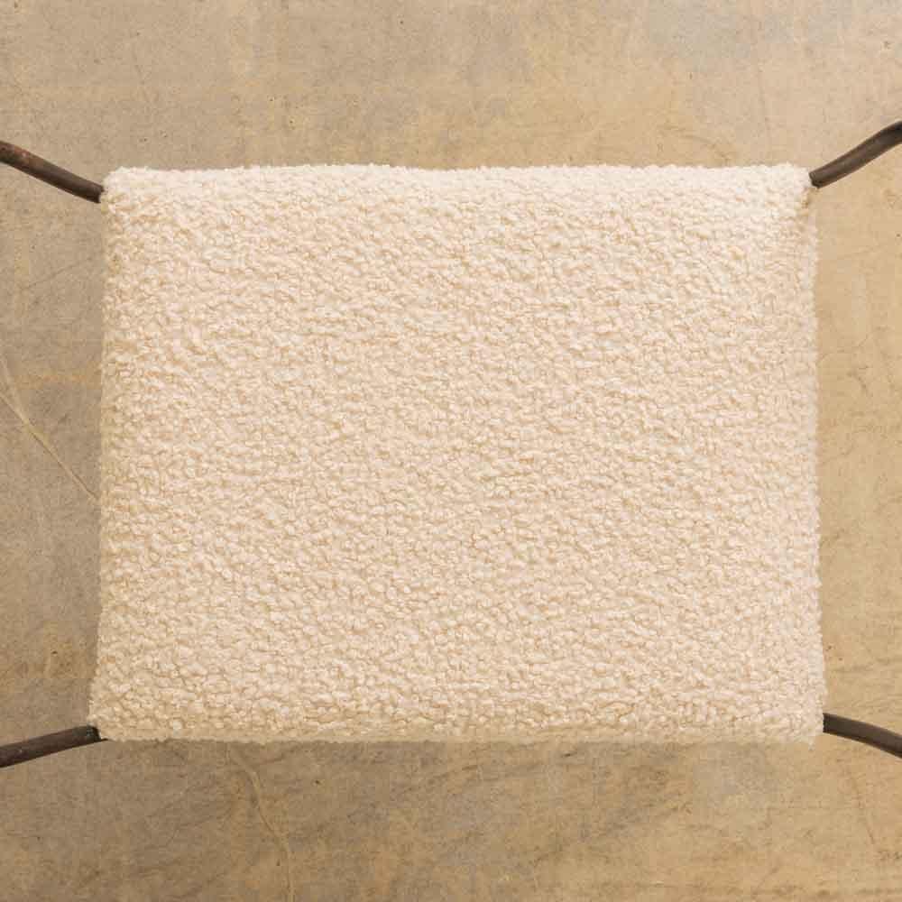 Französischer Curule-Eisenhocker im Angebot 4