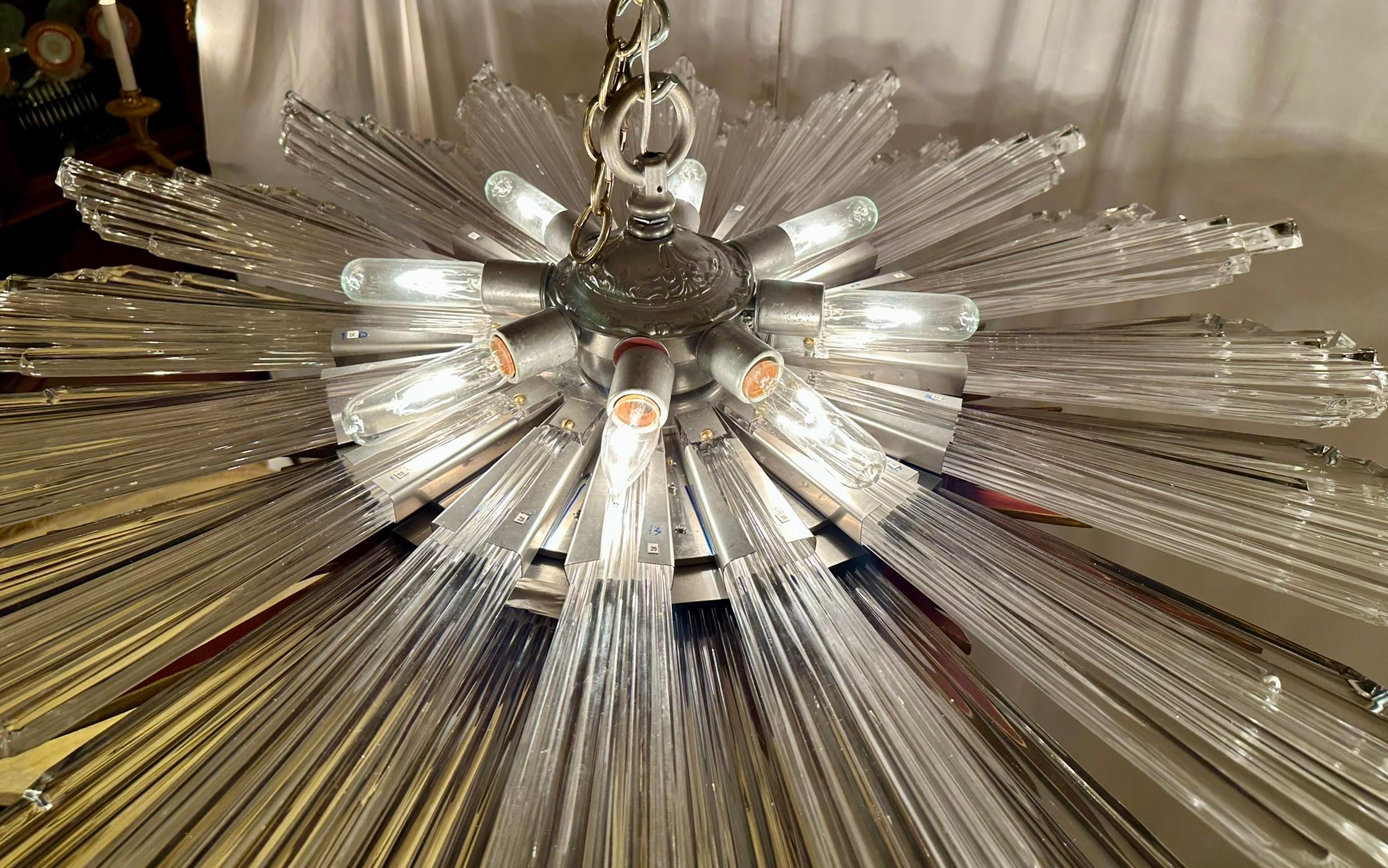 Lampadario in cristallo francese 