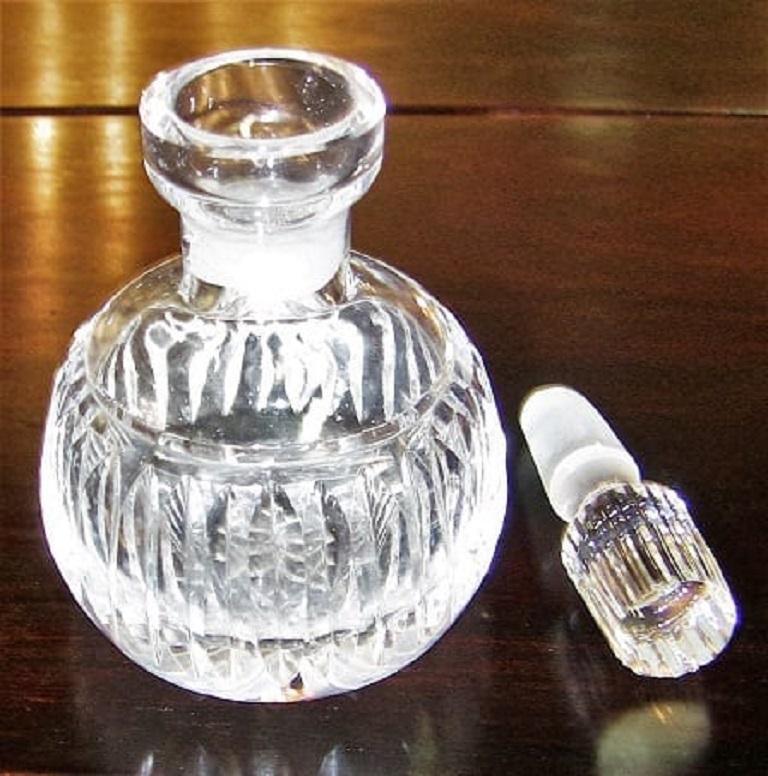 French Cut Crystal Baccarat Style Perfume Bottle 5