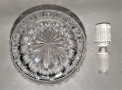 French Cut Crystal Baccarat Style Perfume Bottle