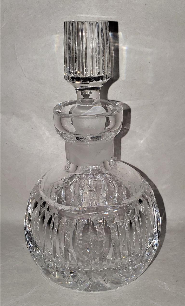 French Cut Crystal Baccarat Style Perfume Bottle 1