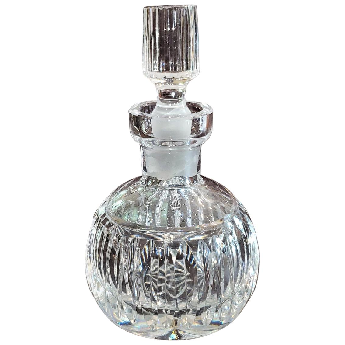French Cut Crystal Baccarat Style Perfume Bottle