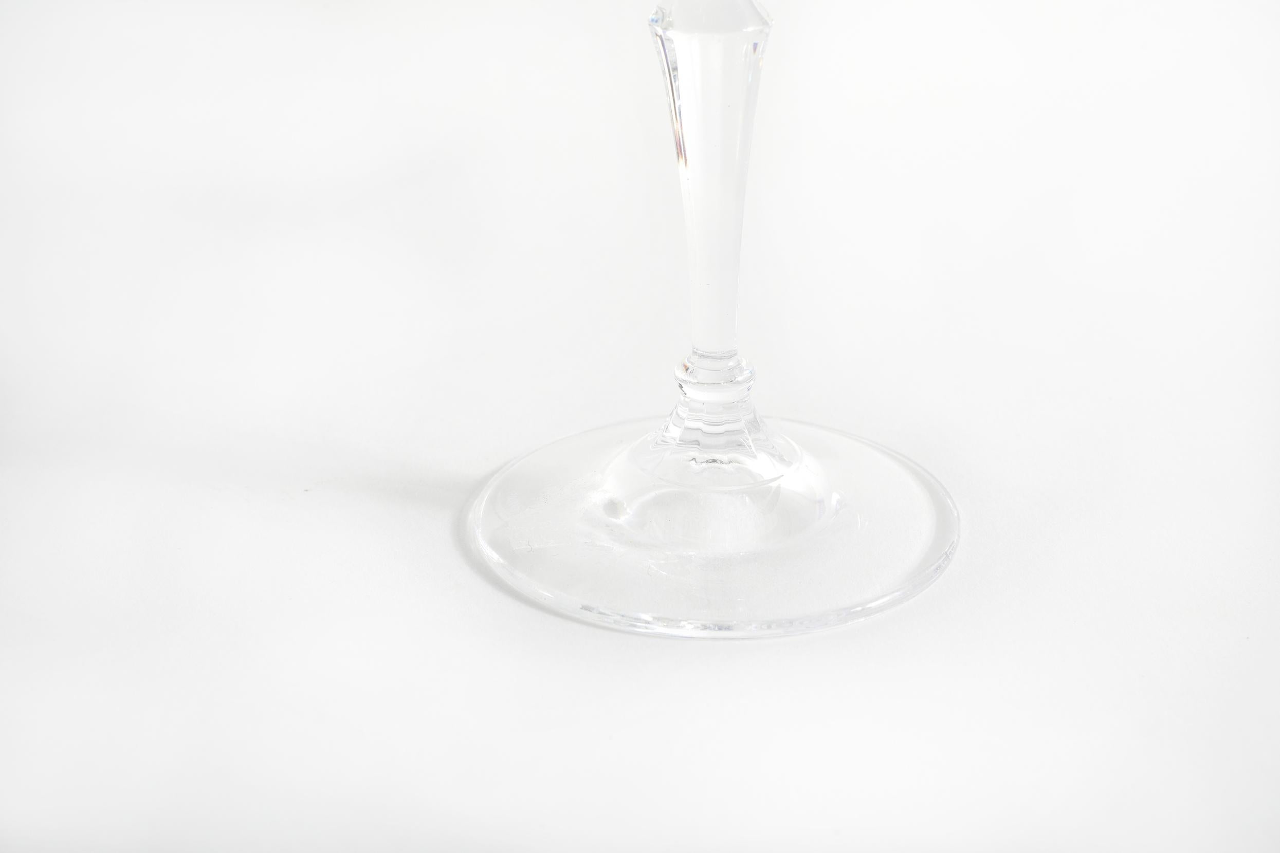 French Cut Crystal Barware Service for Eleven For Sale 1