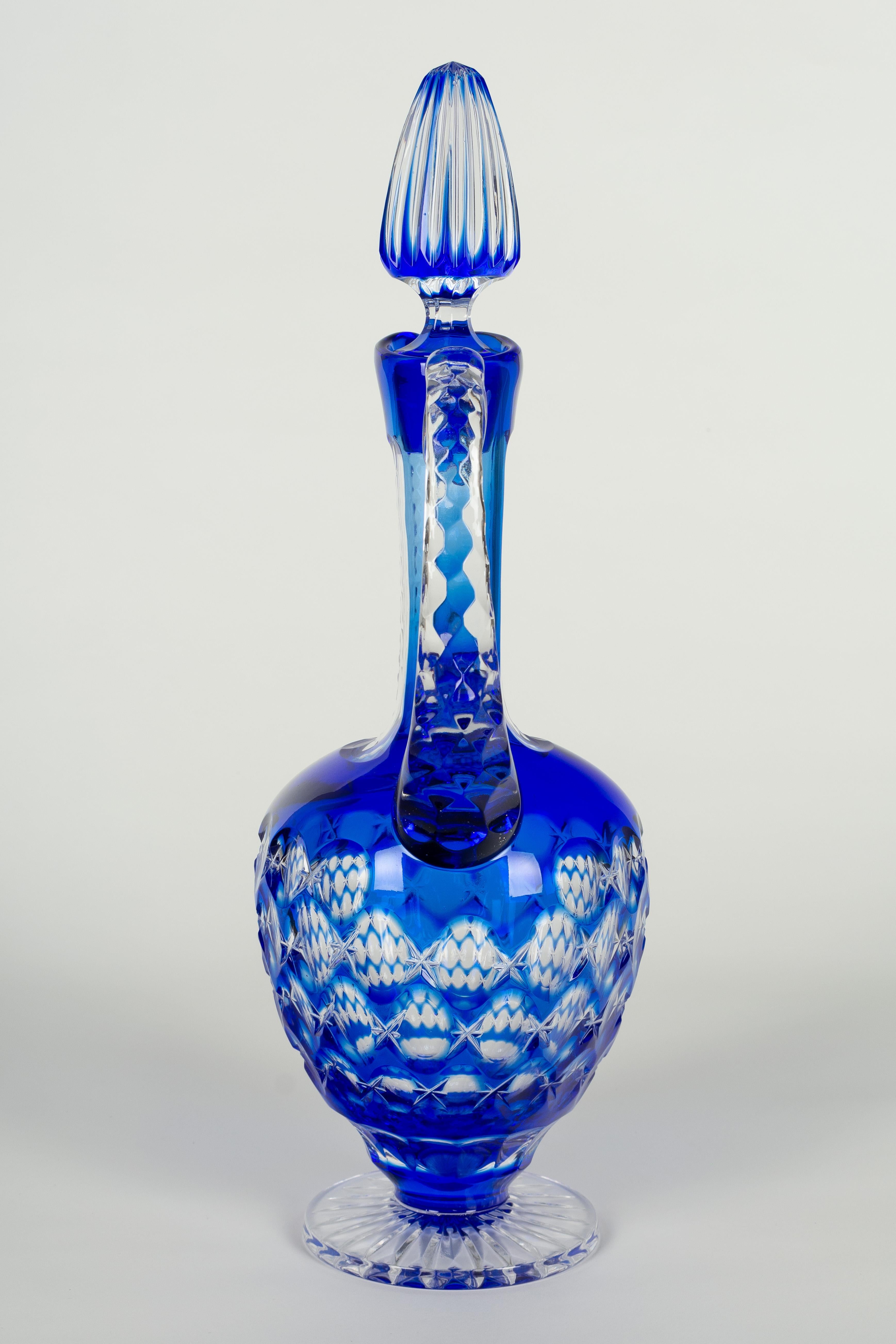 Hand-Crafted French Cut Crystal Decanter