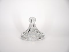 French Cut Crystal Tall Covered Decorative Piece / Urn