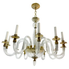 Lampadario in cristallo a taglio francese