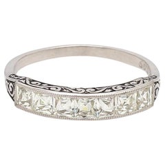 French-Cut Diamond Ring in H-I VS