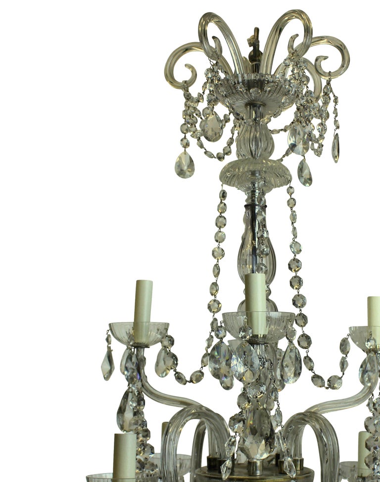 French CutGlass Chandelier For Sale at 1stDibs