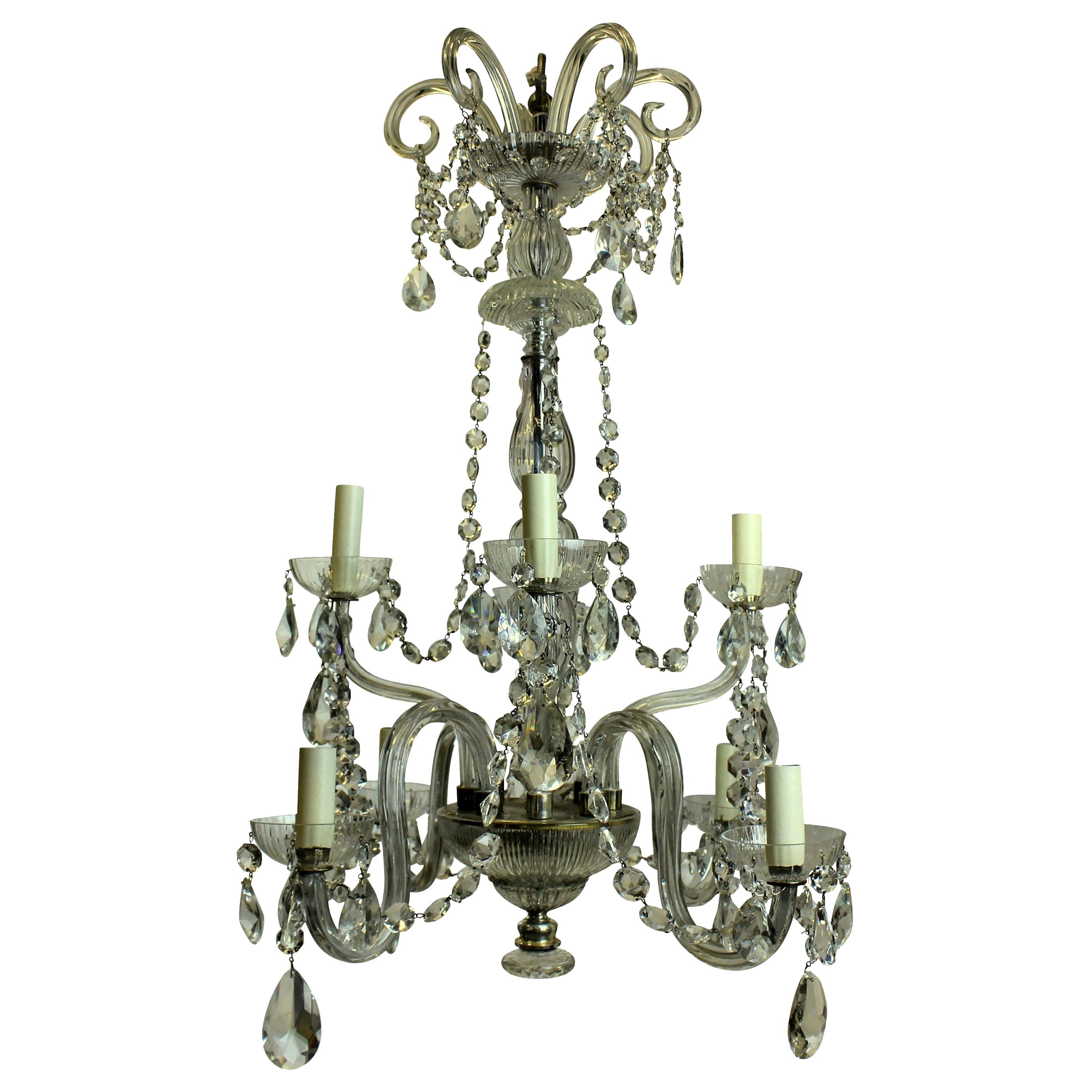 French Bronze NeoGothic Chandelier For Sale at 1stDibs