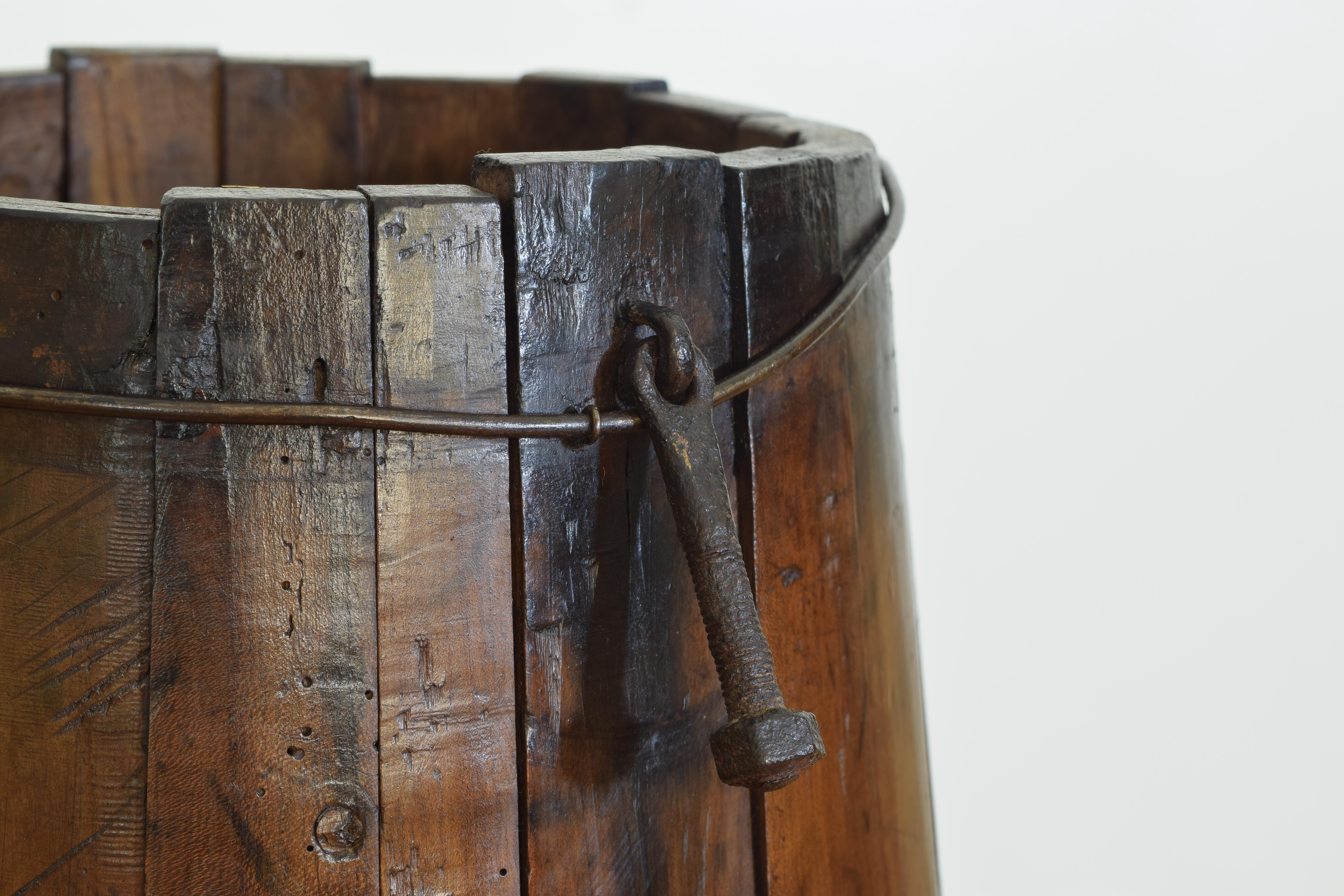 French Cylindrical Butter Churn, 19th century 2