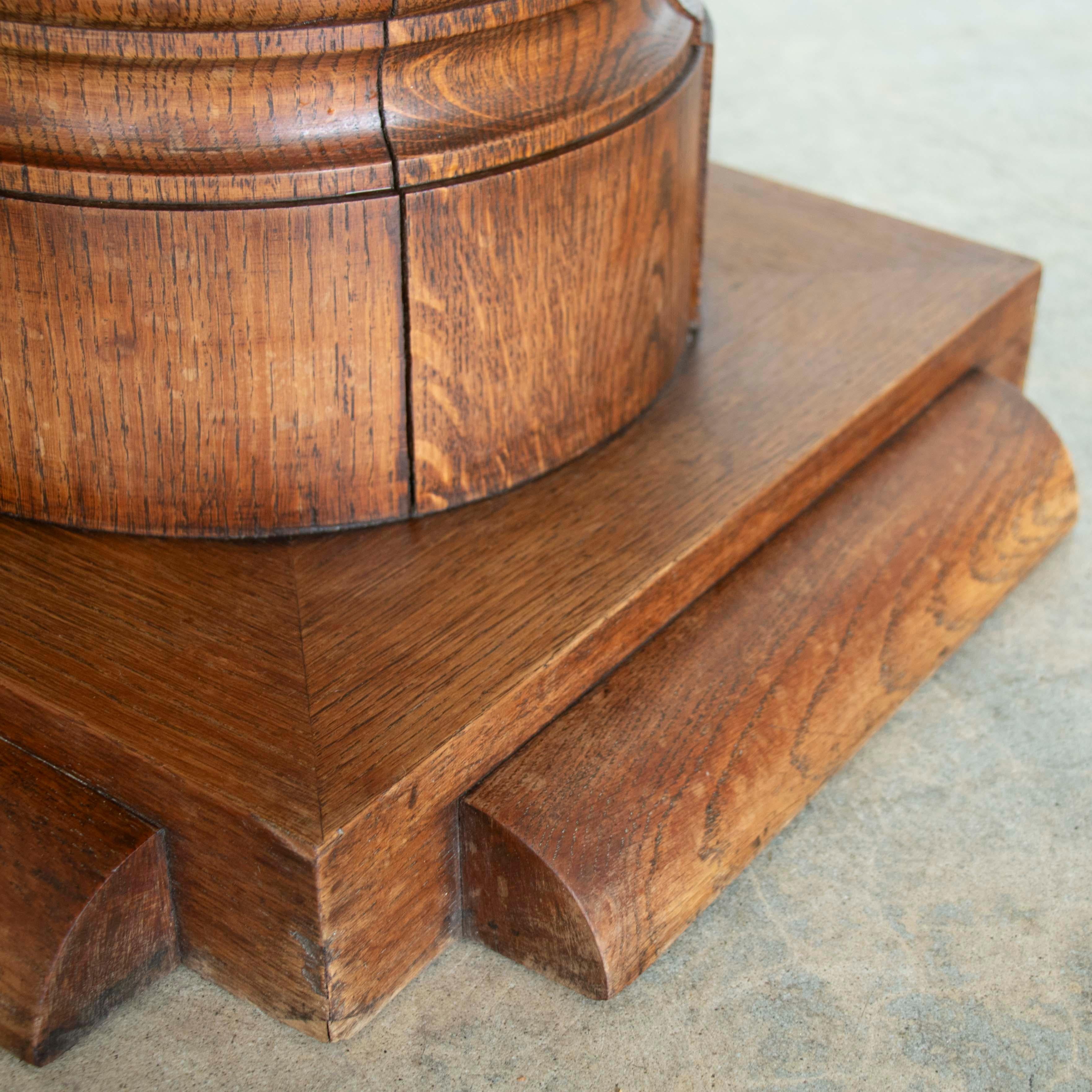 French Dark Oak Table by Charles Dudouyt 6