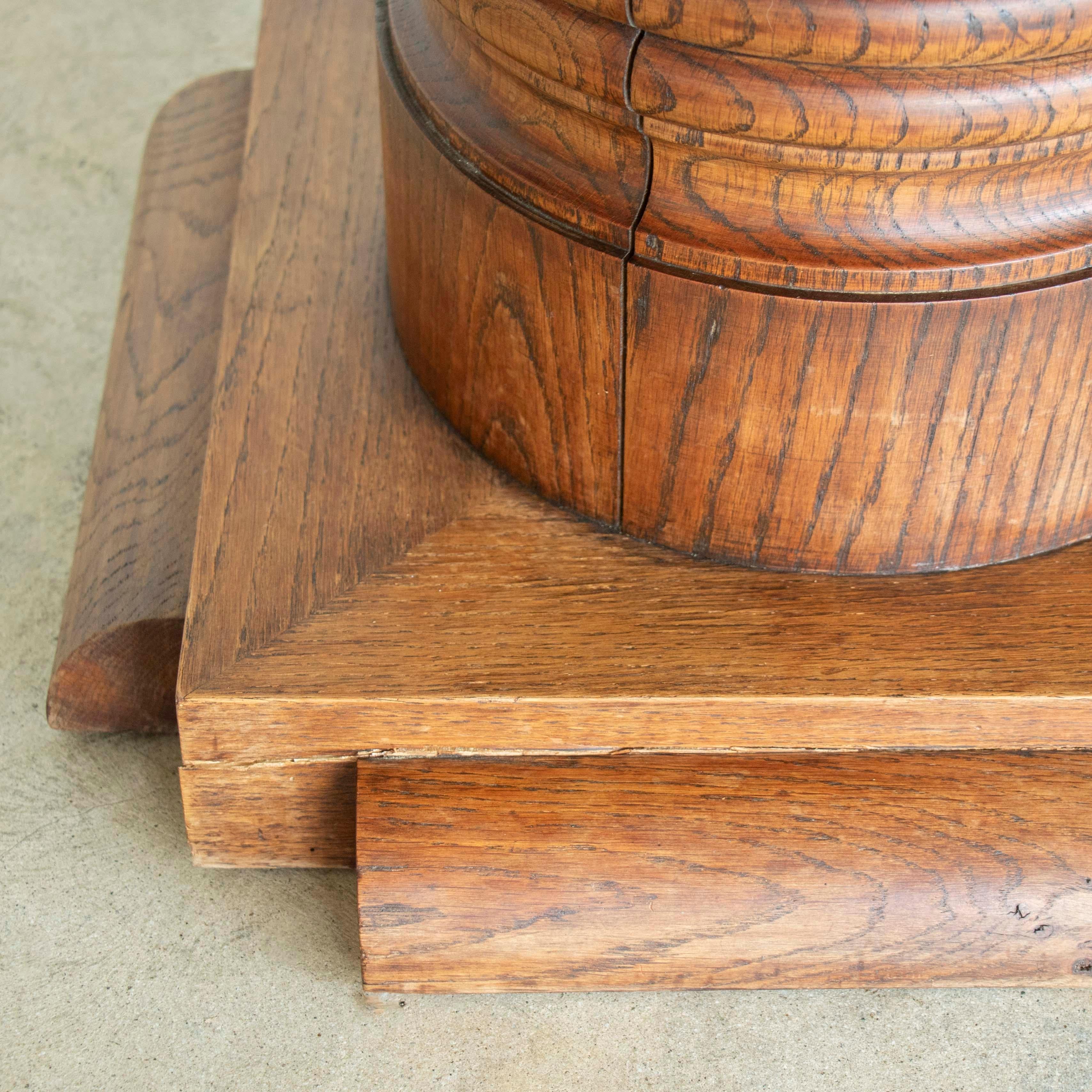 French Dark Oak Table by Charles Dudouyt 8