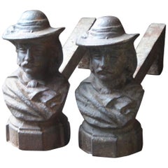 French D
Artagnan Andirons, Firedogs