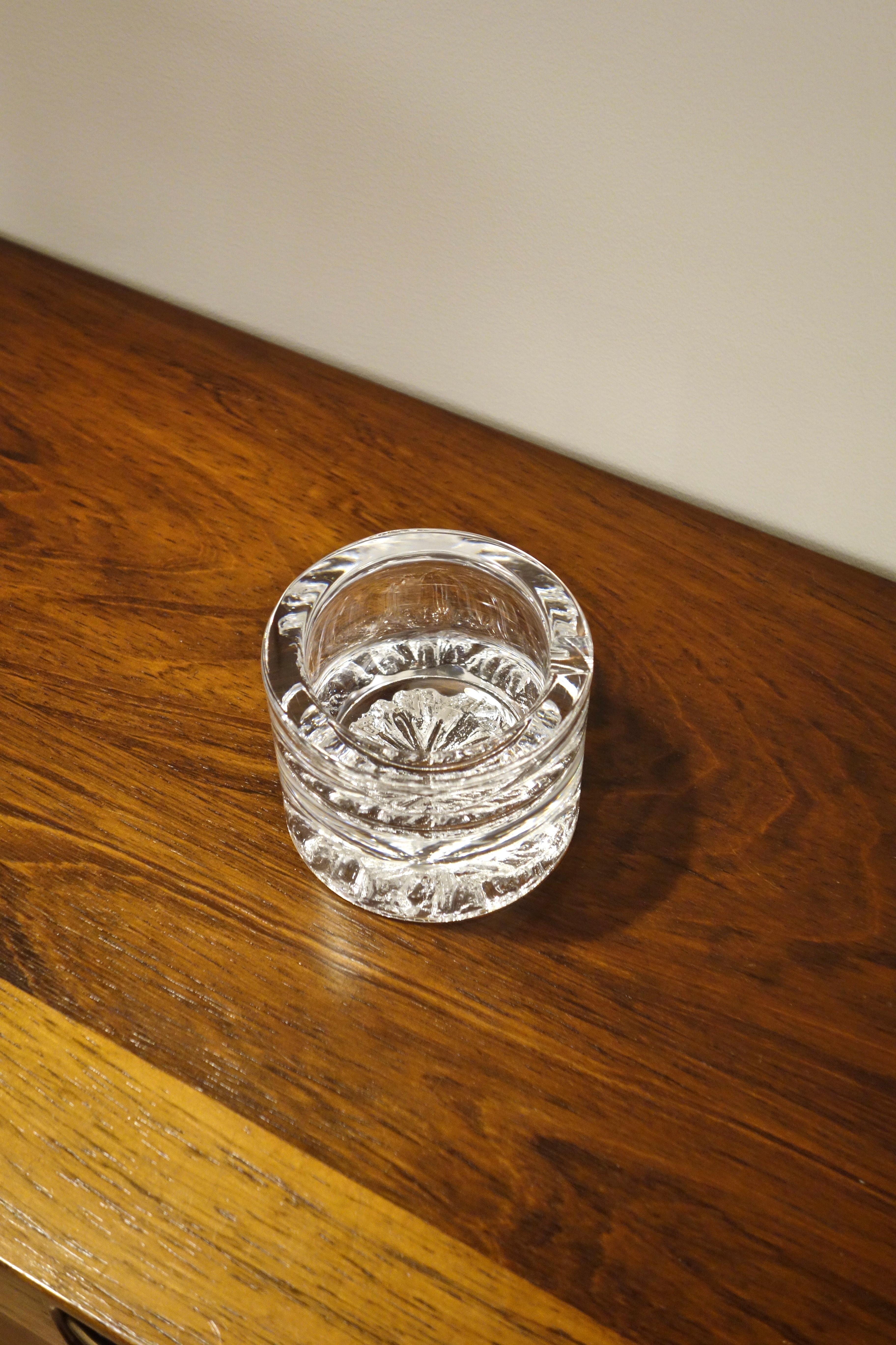Mid-20th Century French Daum Crystal Ashtray 1960's For Sale