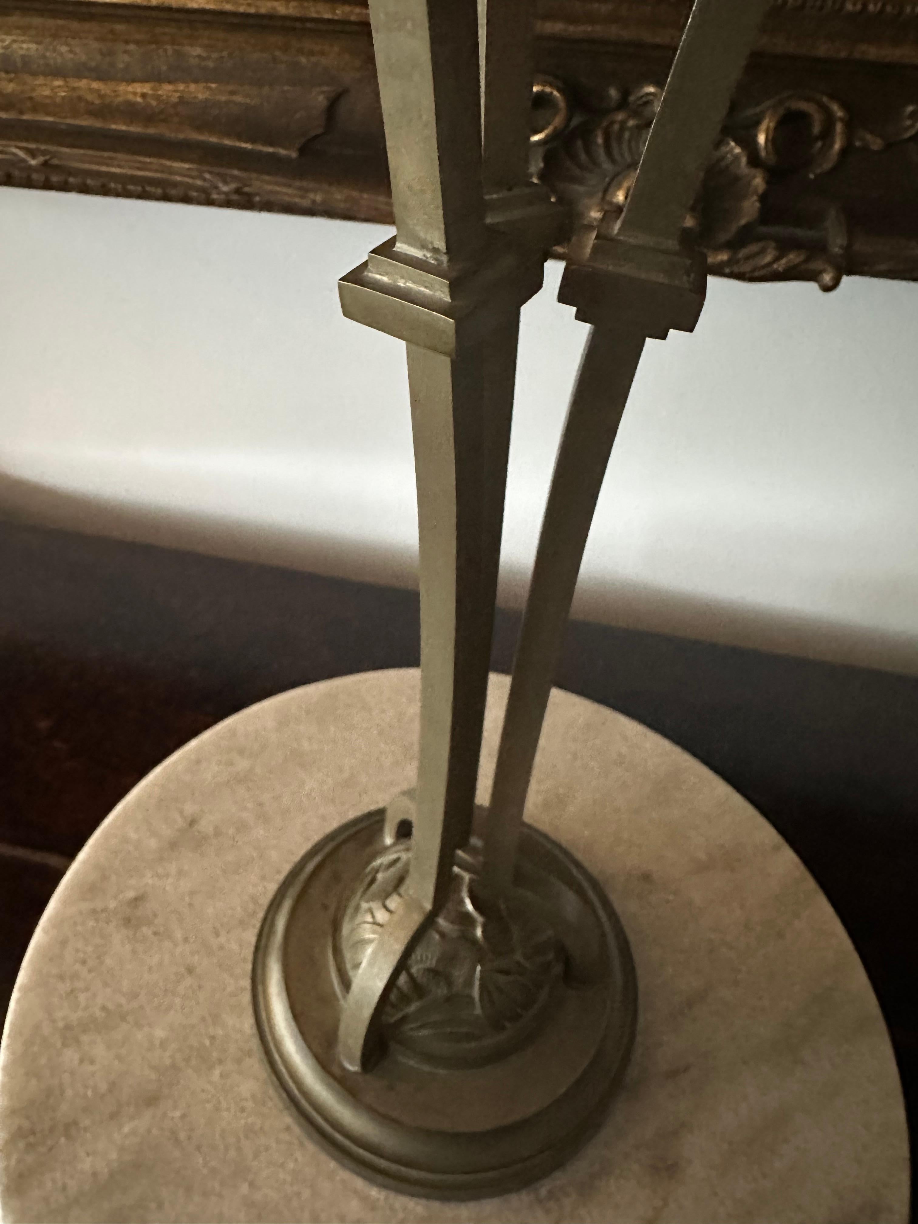 Lampe de table française David Gueron Degue (1892-1950), Circa 1930 en vente 3