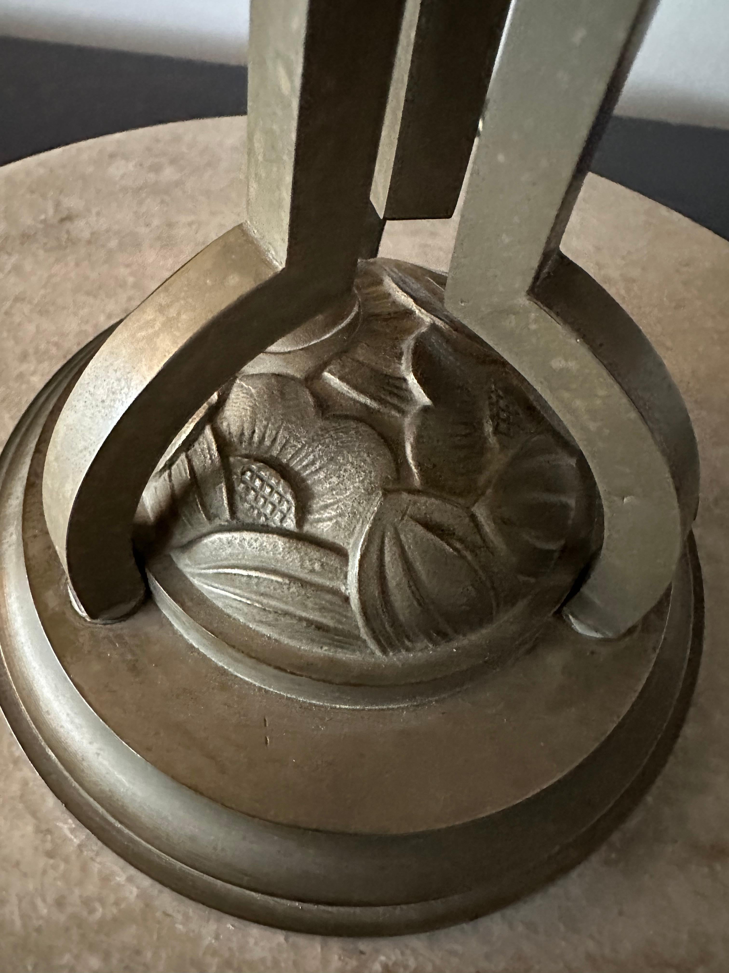 Lampe de table française David Gueron Degue (1892-1950), Circa 1930 en vente 1