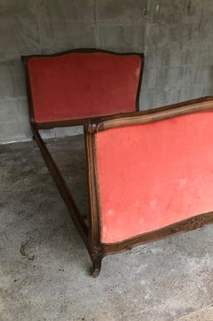 French Day Bed Louis XV, Late 19 Century