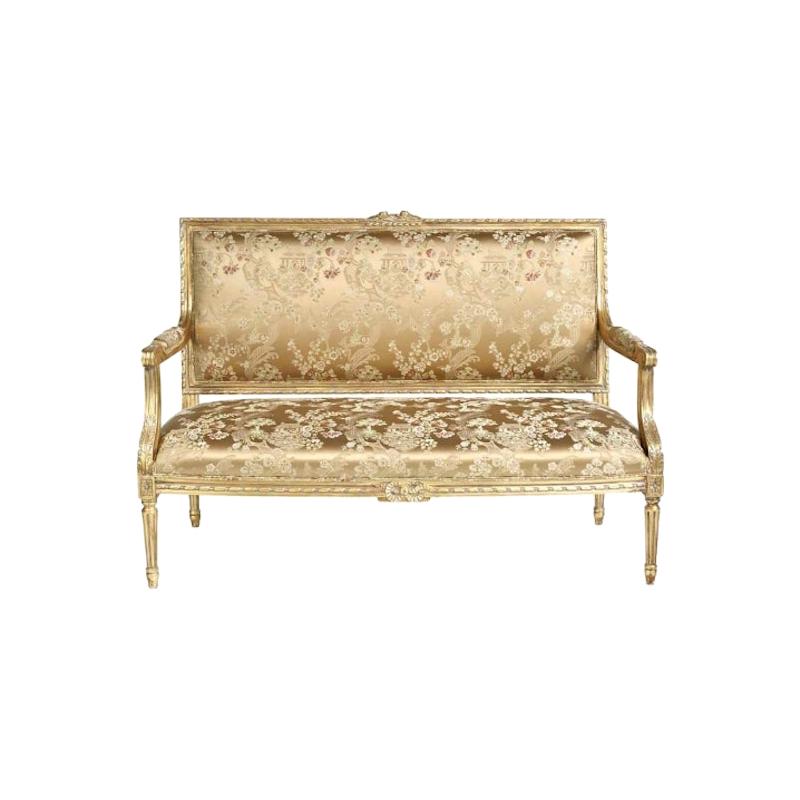 French Deauville Louis XVI Sofa, 20th Century For Sale