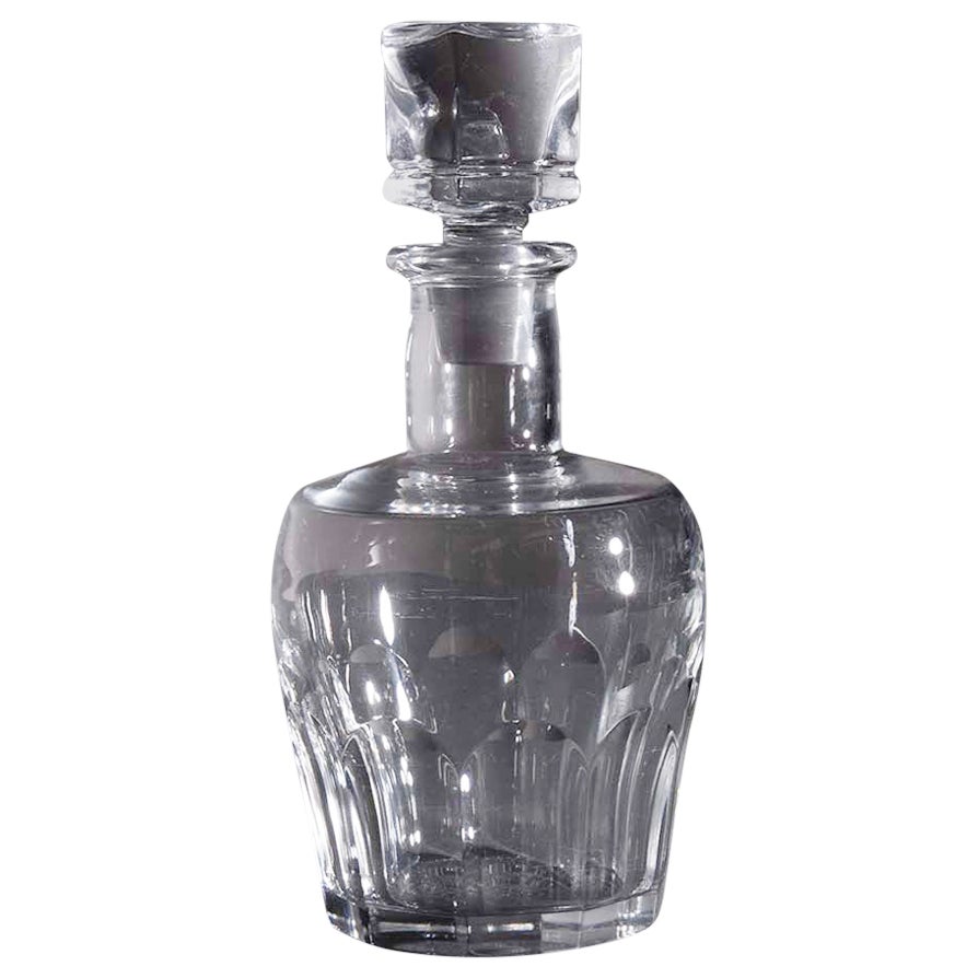 Französischer Dekanter aus Baccarat-Kristall im Angebot