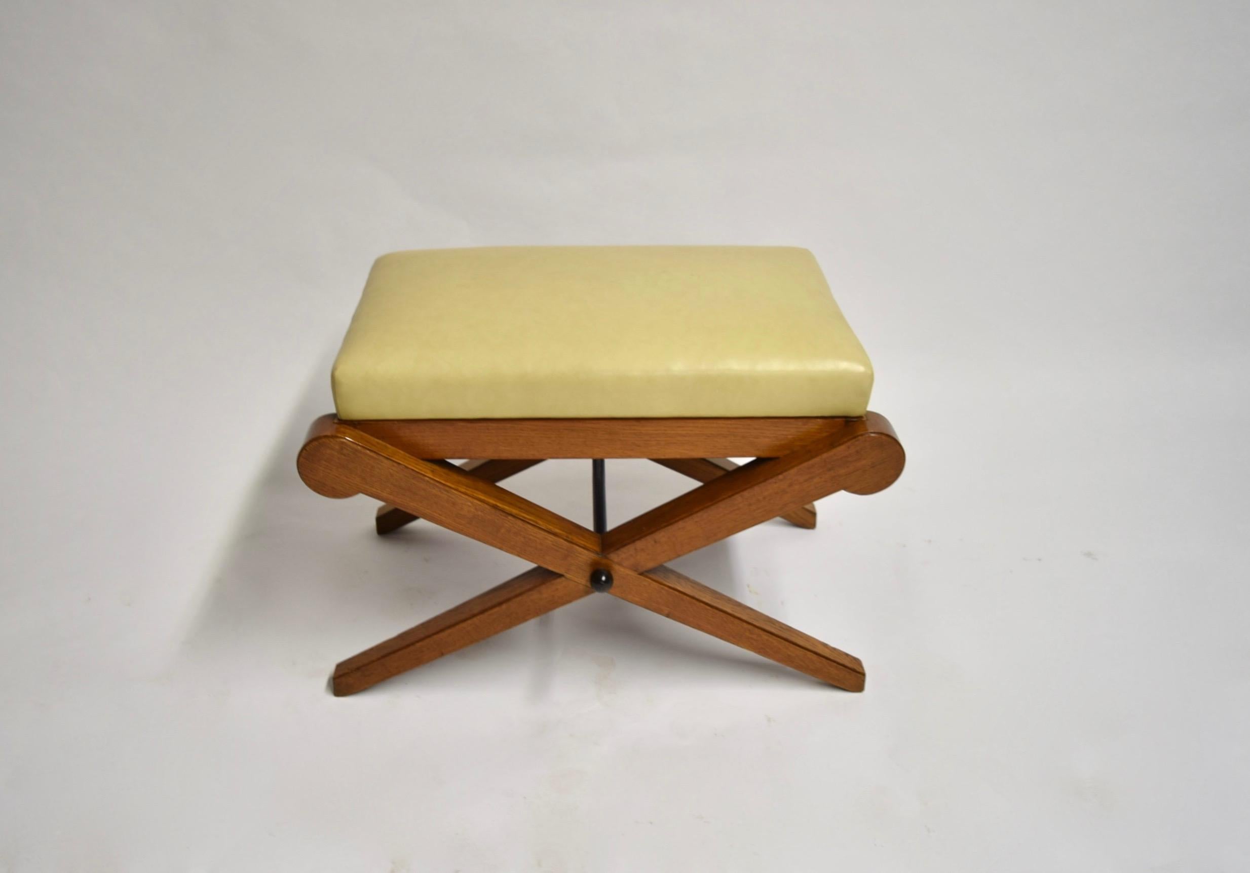 art deco footstool