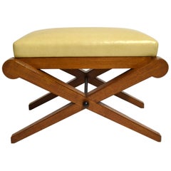 Vintage French Deco Bench / Footstool, circa 1930 Made in France