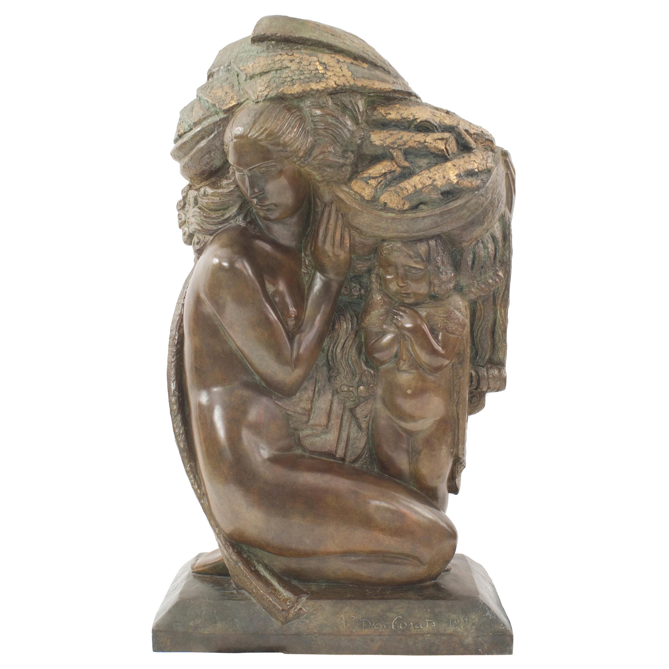 Pierre Fournier des Corats "Winter" Sculpture