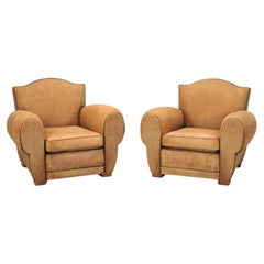 Fauteuil Club 1930 à liseré – Rose & Moore