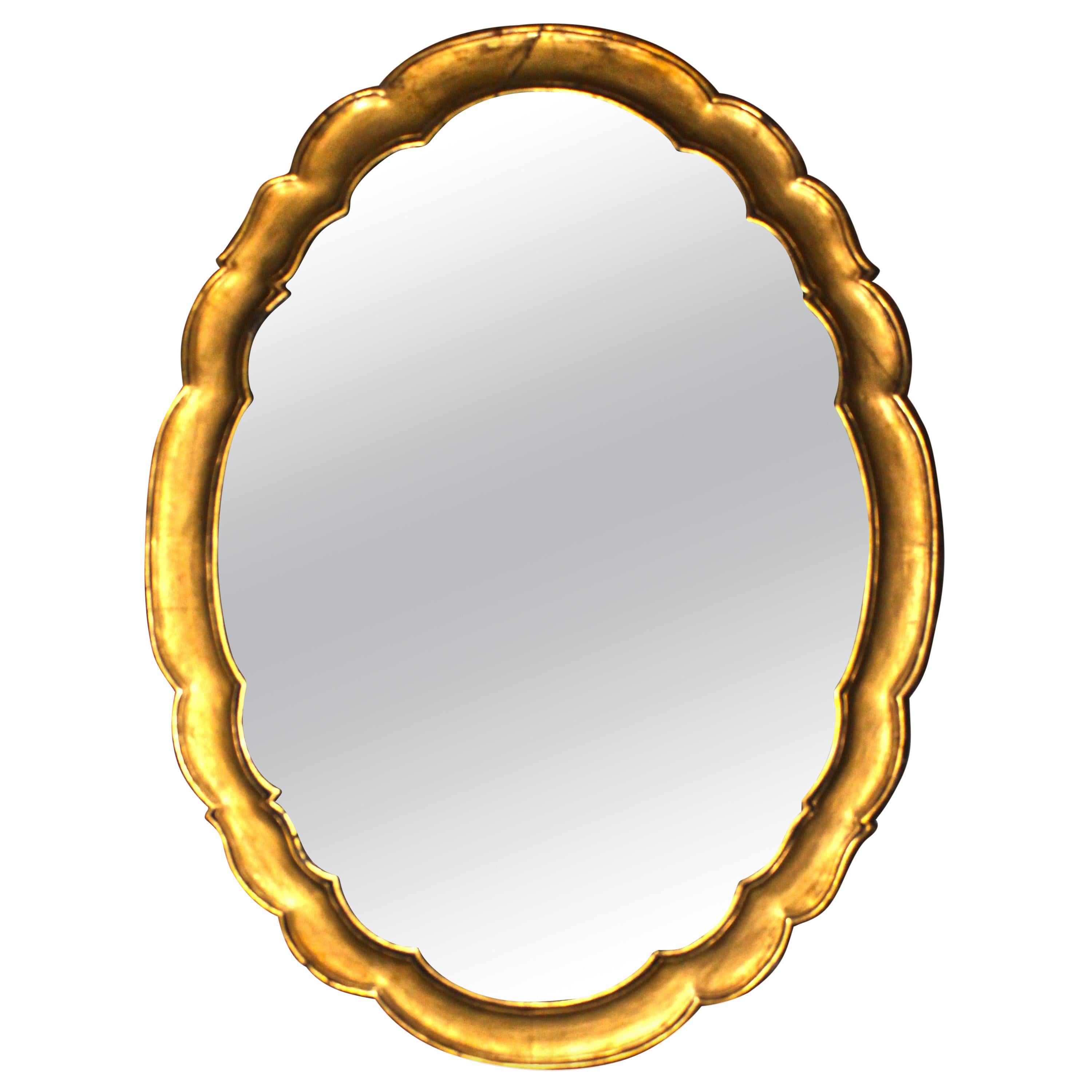 French Deco Mirror Manner of Jean-Charles Moreux For Sale