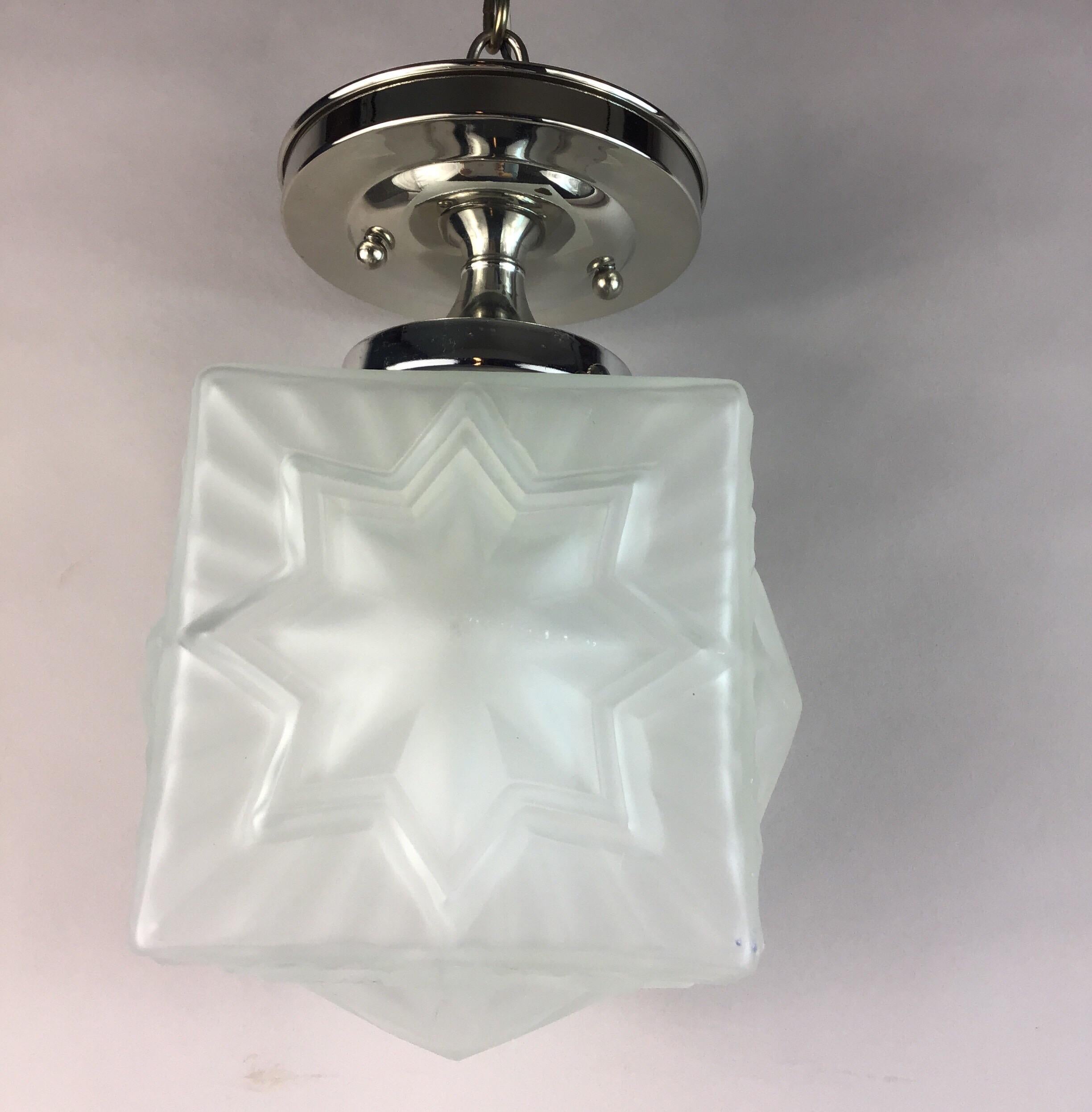 French Deco Nautical Star Flushmount(3available) 3