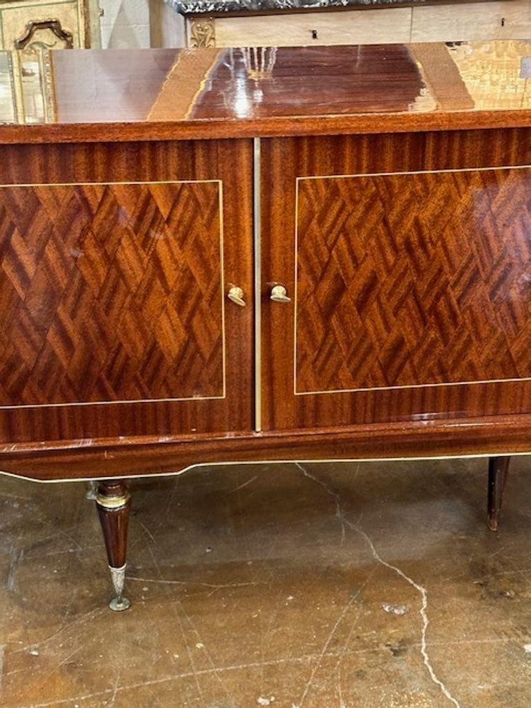 French Deco Sideboard In Good Condition For Sale In Dallas, TX
