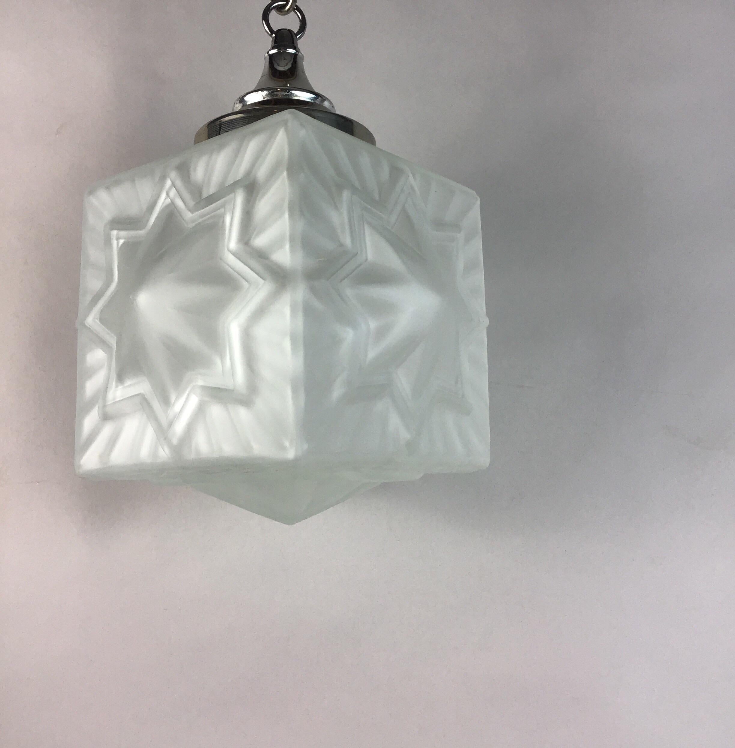French Deco Star Nautical Pendant(2available) For Sale 5