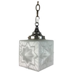 Antique French Deco Star Nautical Pendant(2available) Circa 1940's