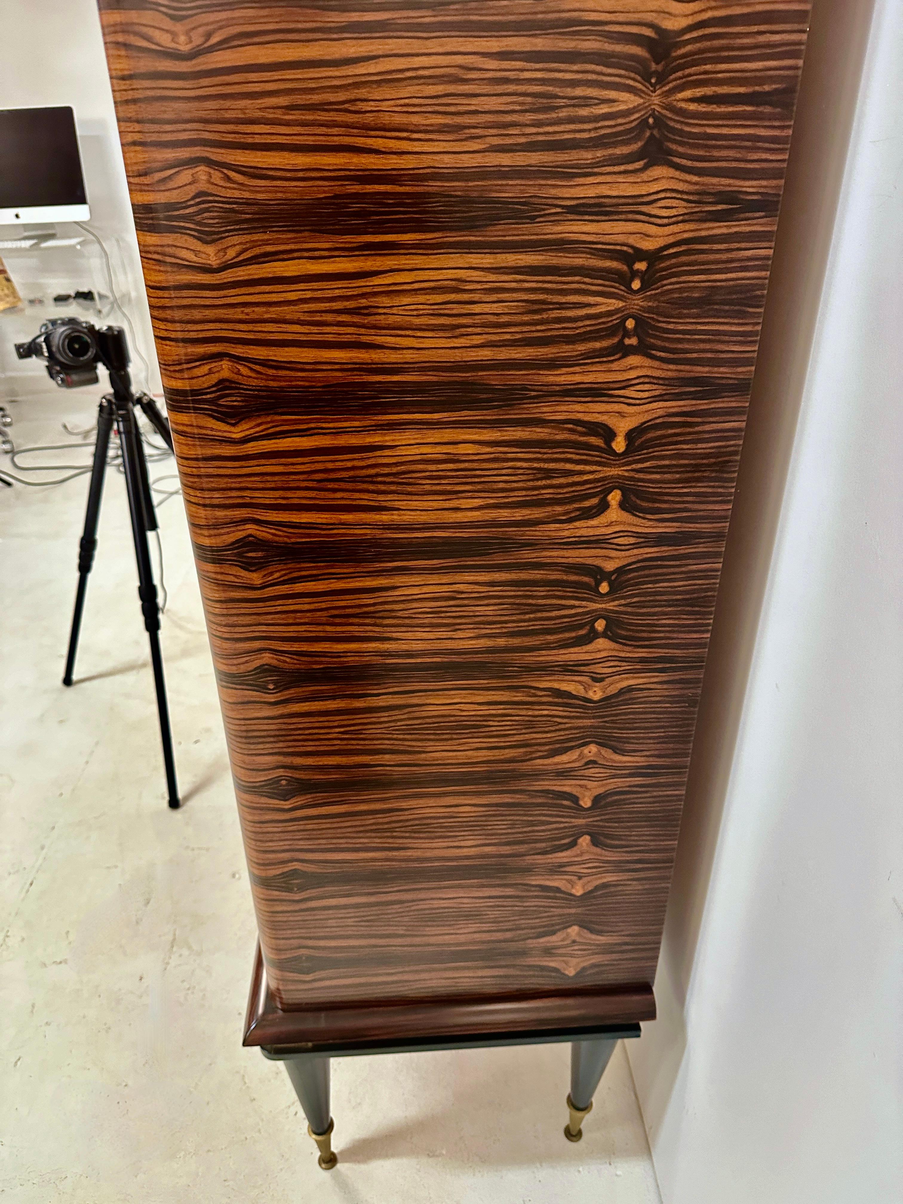 Mueble Bar Estilo Deco Francés de NF Ameublement mediados del siglo XX en venta