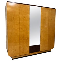 Armoire Art Déco français en sycomore