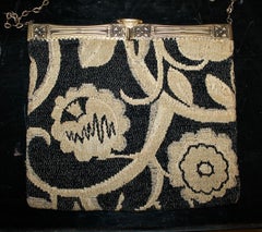 French Deco Tapestry Fabric Bag