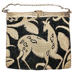 French Deco Tapestry Fabric Bag