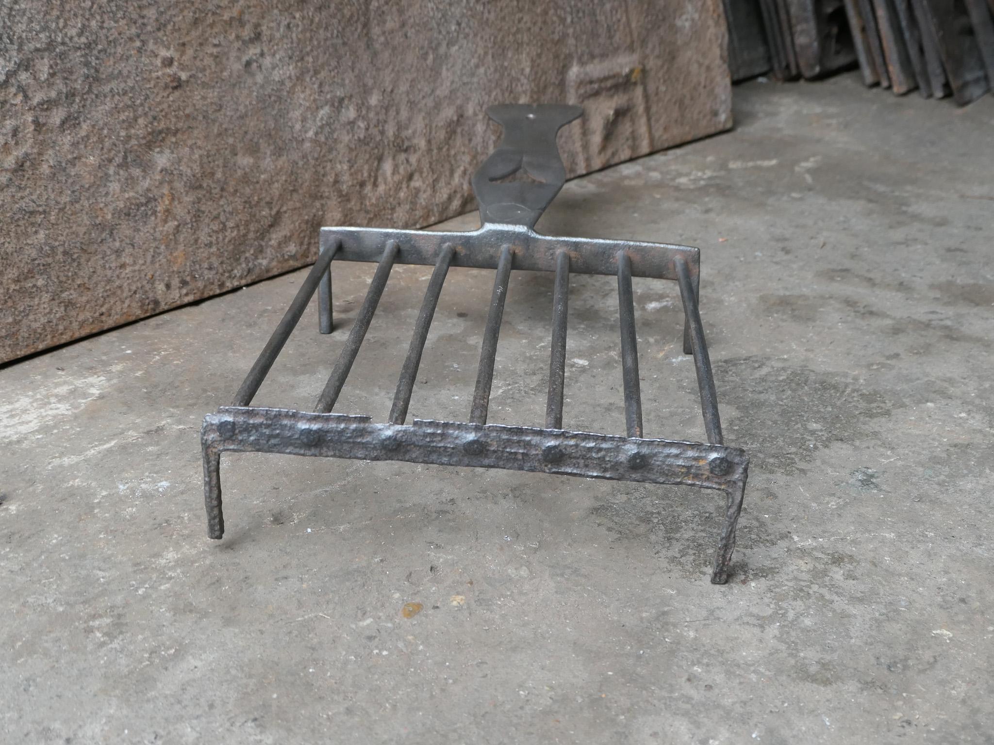 Parrilla Francesa Decorada Siglo XVIII Periodo Luis XV en venta 9