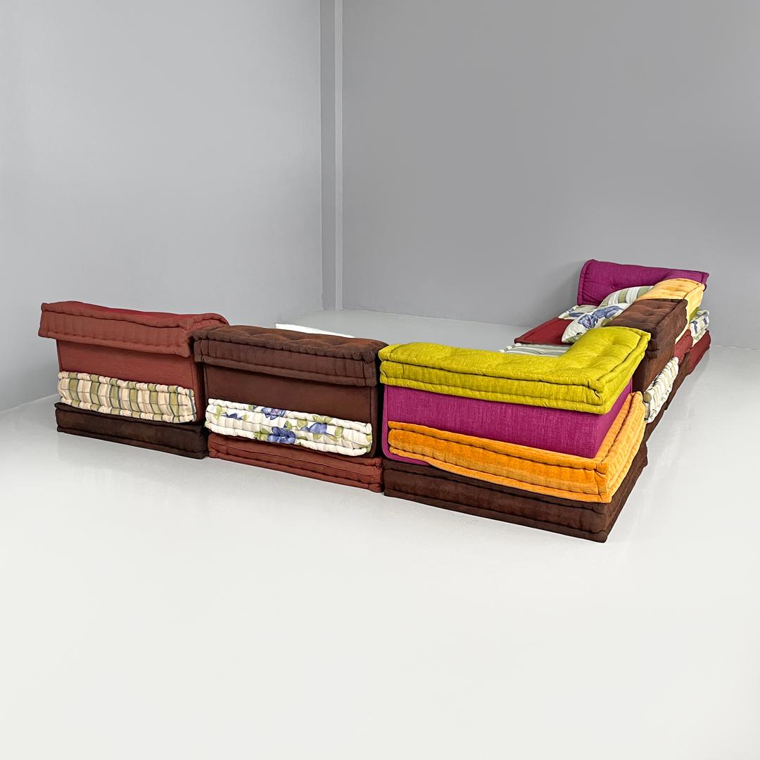 Canapé modulaire Mah Jong de Hans Hopfer pour Roche Bobois, années 2000 État moyen - En vente à MIlano, IT