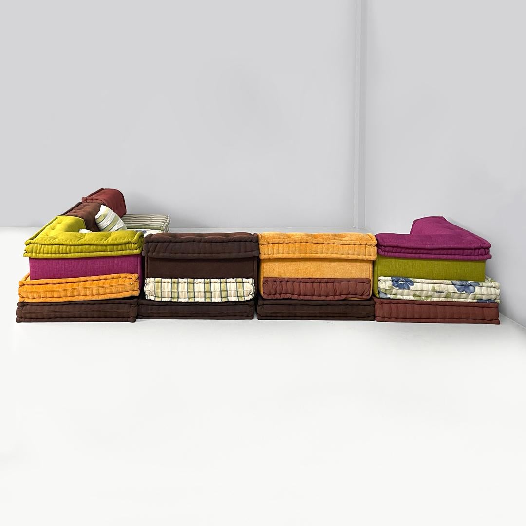 Tissu Canapé modulaire Mah Jong de Hans Hopfer pour Roche Bobois, années 2000 en vente