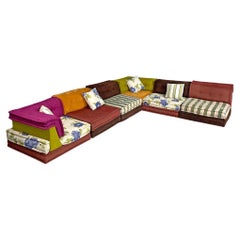 Französisches verziertes modulares Sofa Mah Jong von Hans Hopfer für Roche Bobois, 2000er Jahre