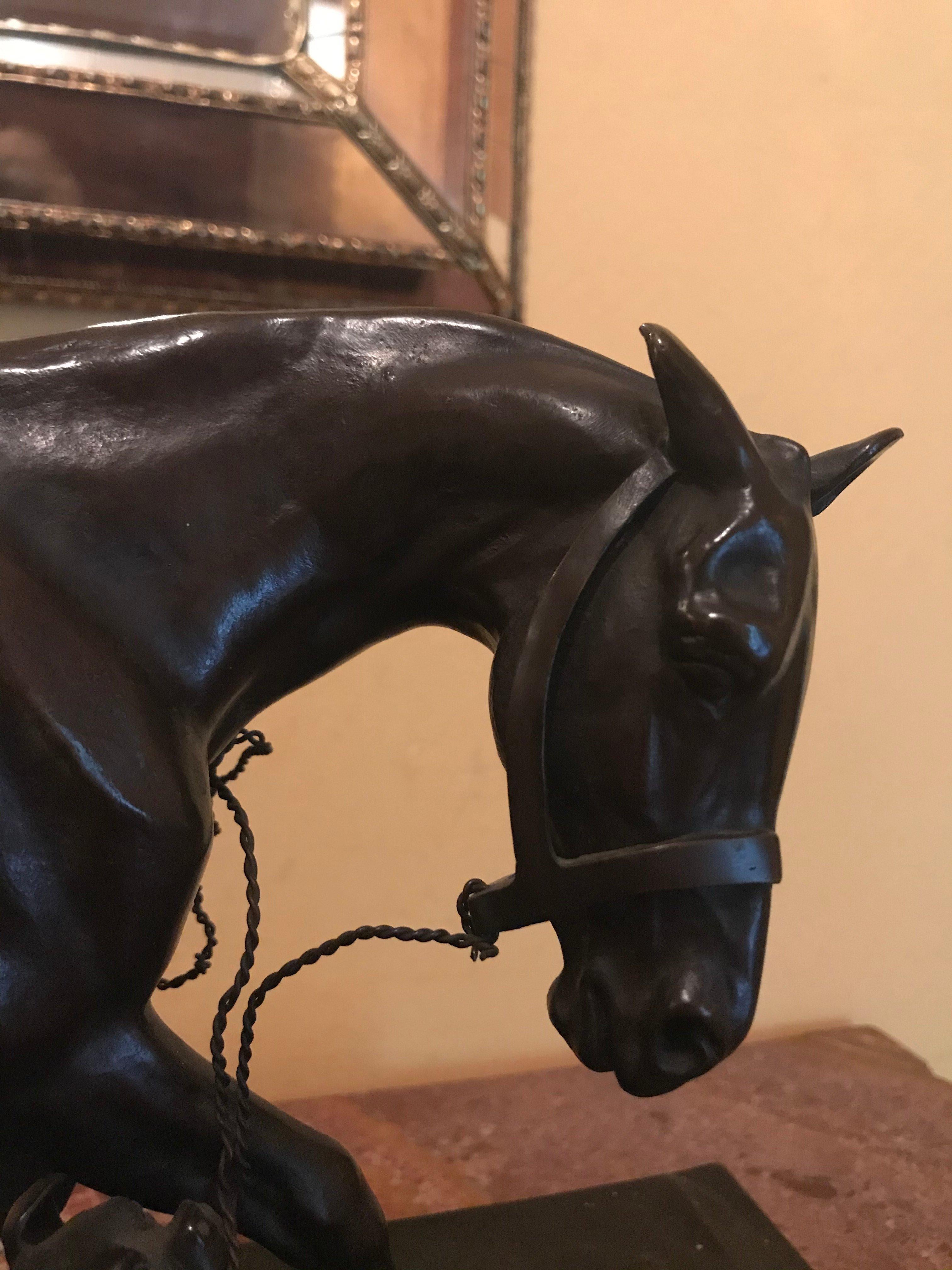 Jugendstil French Decorative Animal Bronze Sculpure 