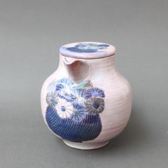 Französischer dekorativer Keramikkrug der Gebrüder Cloutier (um 1970)