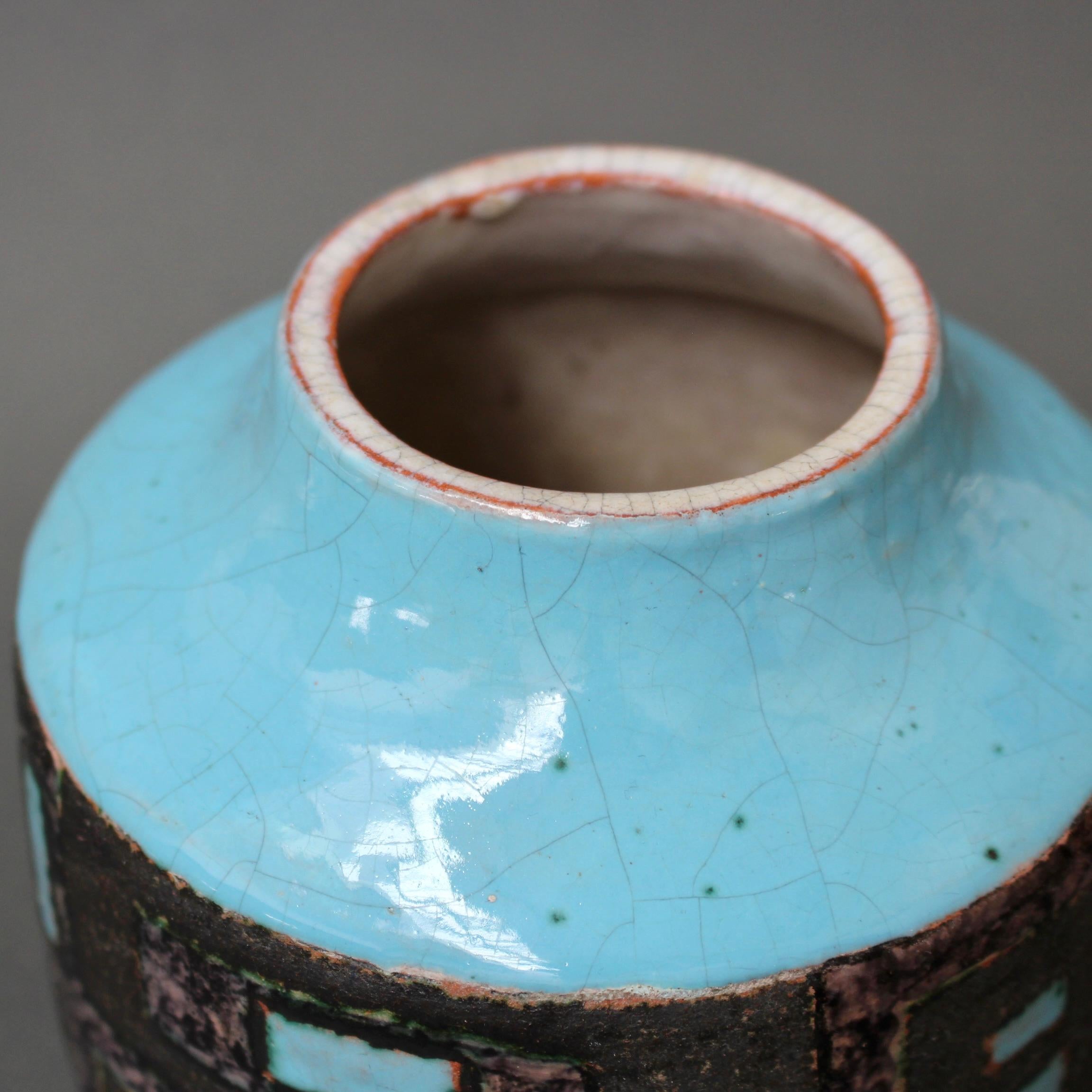 French Decorative Ceramic Vase by Jean-Claude Courjault '1961' 10