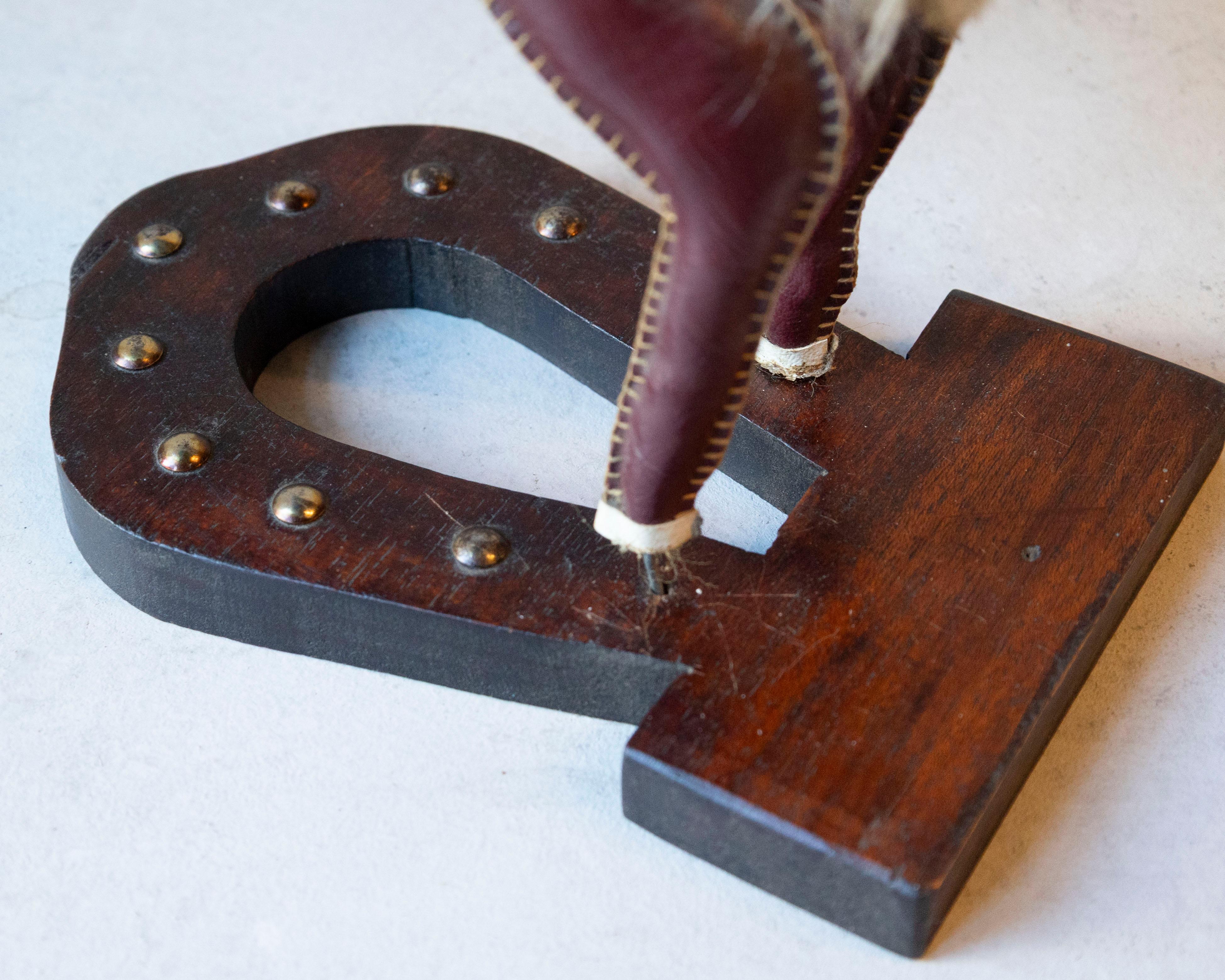 French Decorative Horse in Moleskin with Saddle and Harness, 20th Century For Sale 6