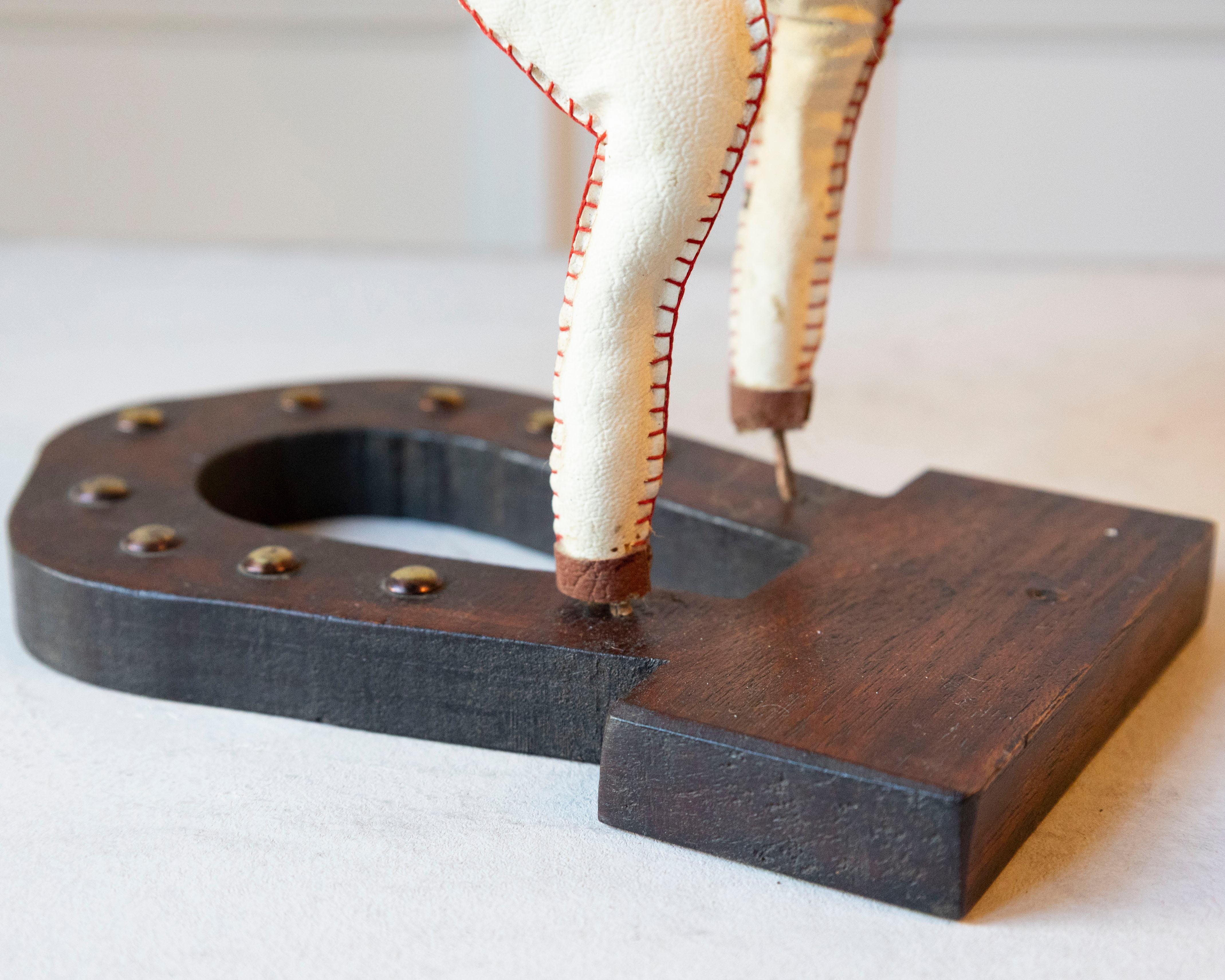 French Decorative Horse in Moleskin with Saddle and Harness, 20th Century For Sale 7